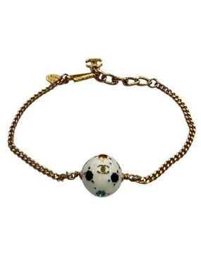 Chanel CC Logo Soccer Ball Bracelet